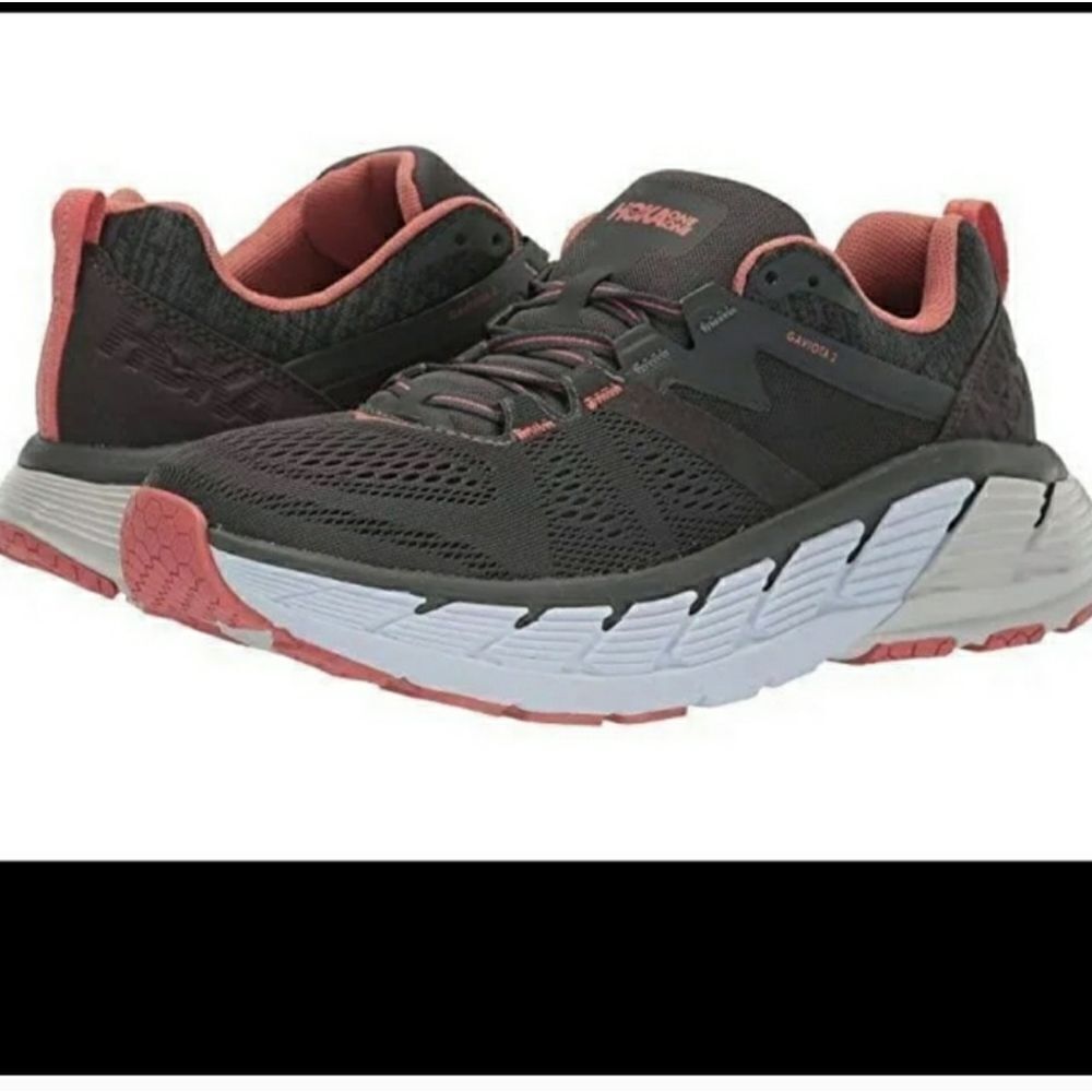 Women's Hoka One One Gaviota 2 Dark Shadow/Lantana Mesh - Picture 2 of 6
